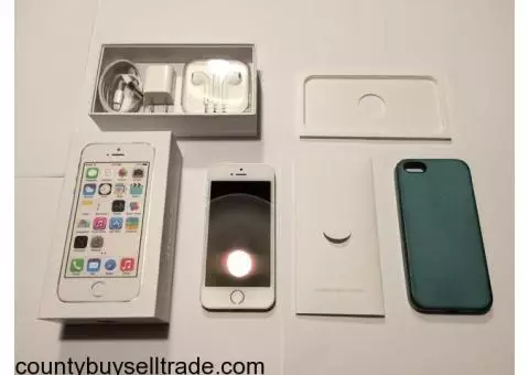 Excellent condition iPhone 5s 16 GB white/silver unlocked