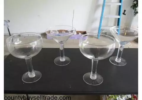 Large Martini/Bourbon Glasses
